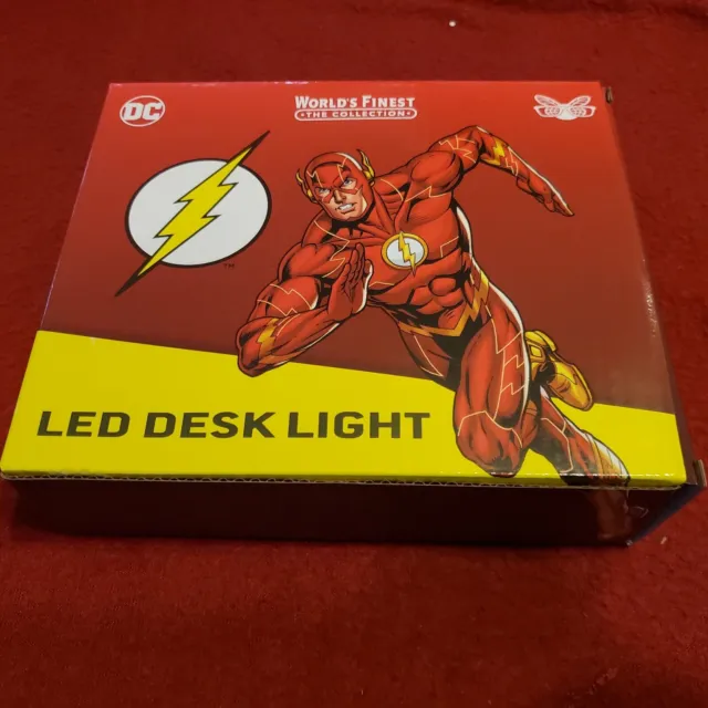 DC Comics The Flash Speed Force LED Desk Light Worlds Finest Box Exclusive May