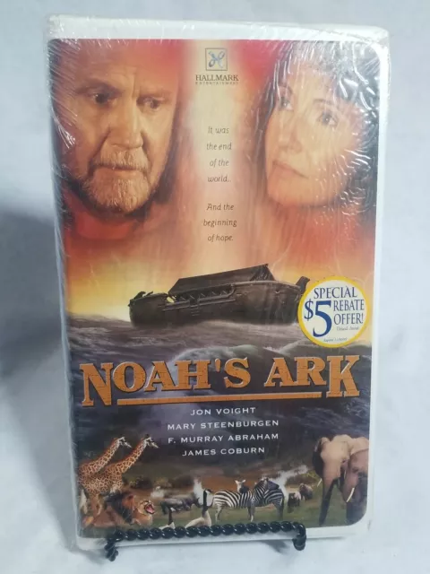 NOAHS ARK VHS Movie Tape VCR Hallmark Bible Story Voight Vintage New $3 ...