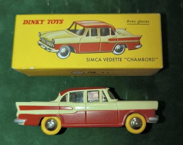 DINKY TOYS originale : n° 24 K SIMCA VEDETTE  CHAMBORD  avec sa BOITE (EN LIGNE = DISPONIBLE) - Jeux & Jouets