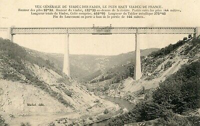 * 24051 CPA general view of the viaduct of bland