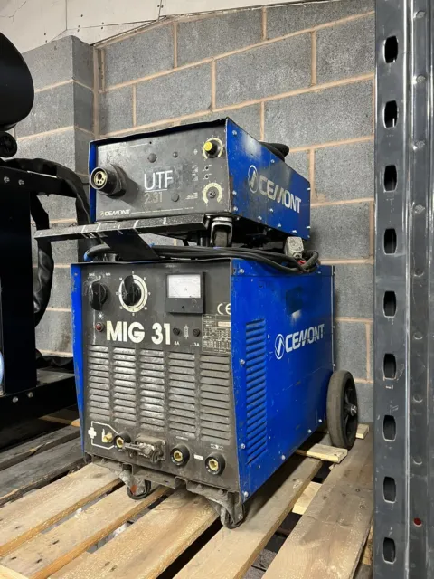 Cemont Mig 300 Amp Mig Welder C/W Cemont Utf Feeder 415V 3 Phase