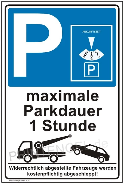 Cartello Parcheggio Privato 'Privat-Parkplatz' 30x20 Cm, Plastica Resistente UV, Per Esterni E Interni