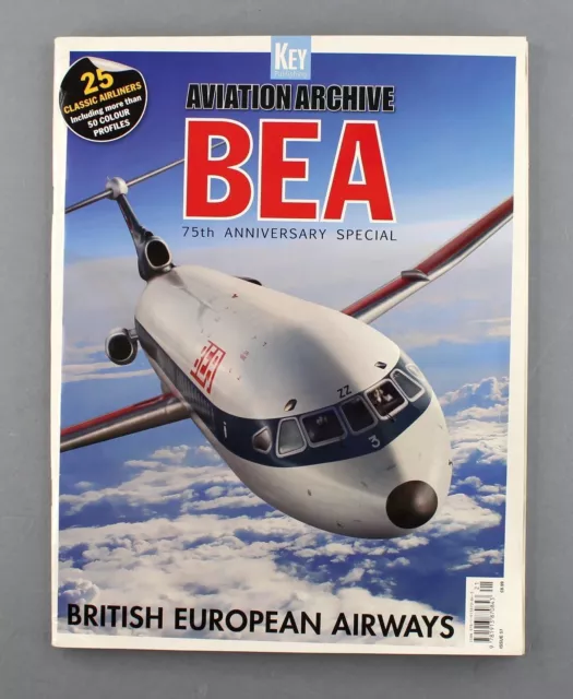 Bea British European Airways Magazine 75Th Anniversary Viking Trident Viscount