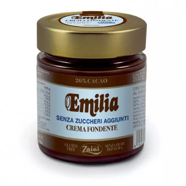 Crema Spalmabile Zaini Crema Fondente Senza Zuccheri Aggiunti 200 G