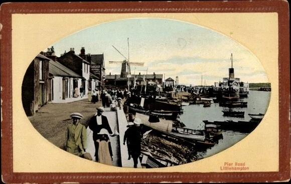 Passepartout Ak Littlehampton West Sussex South East England, Pier... - 10380268