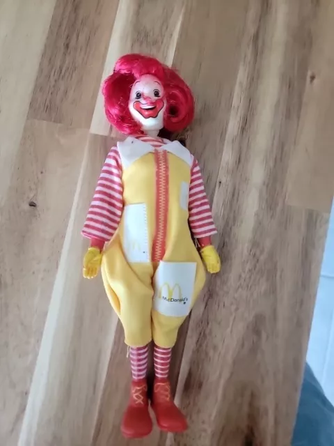 1976 Vintage Remco McDonalds McDonaldland Toggle Head Doll RONALD McDONALD