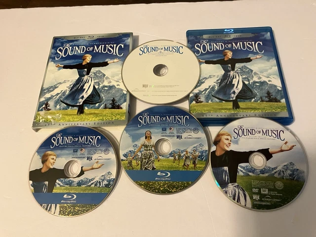 THE SOUND OF Music Blu-Ray Dvd Cd Soundtrack 1965 45Th Anniversary ...