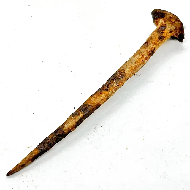 Rare Authentic Ancient Roman Empire Crucifixion Nail Circa 1-3 Century AD — B