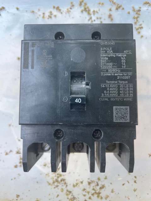 Eaton GHB3040 Main Breaker