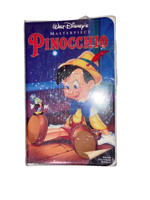 VHS BRAND NEW - Walt Disney's Pinocchio (1993)