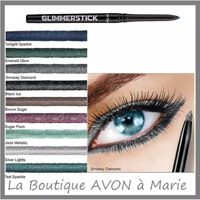 CRAYON Contour YEUX Scintillant Metallisé Glimmerstick DIAMOND AVON