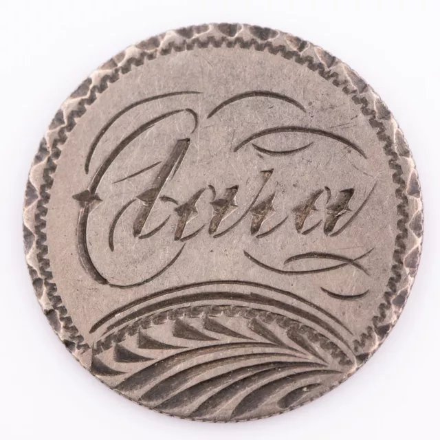 "Clara" Vintage Love Token 1883 Seated Dime Silver