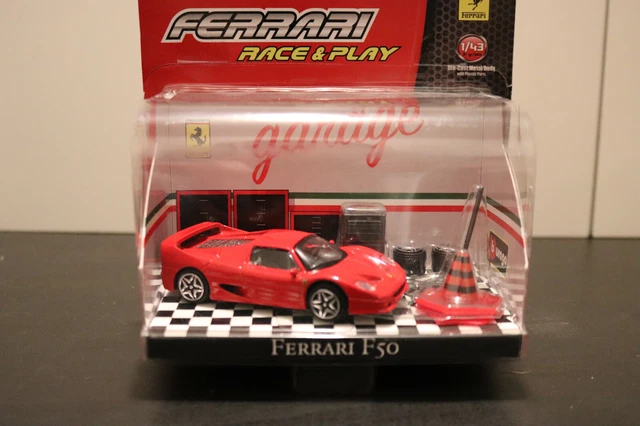 Ferrari F50 1995 Rouge – Miniature Burago 1/18 – Collection Sans Boîte