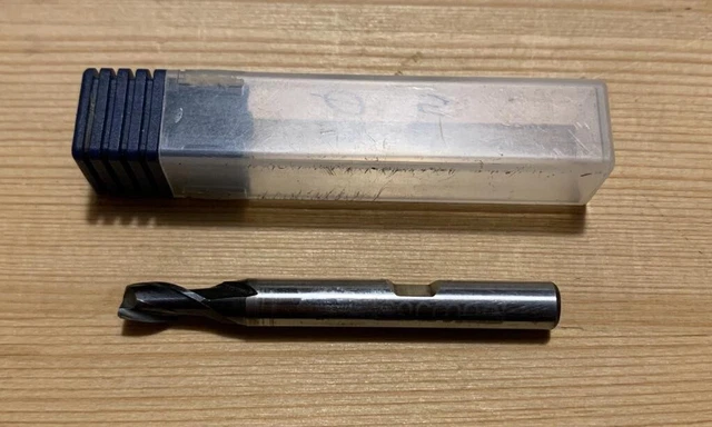 Fresa Cilindrica Per Cave A 2 Taglienti HSSCo 8% Ø5mm - Carmon CL11 Sapphire
