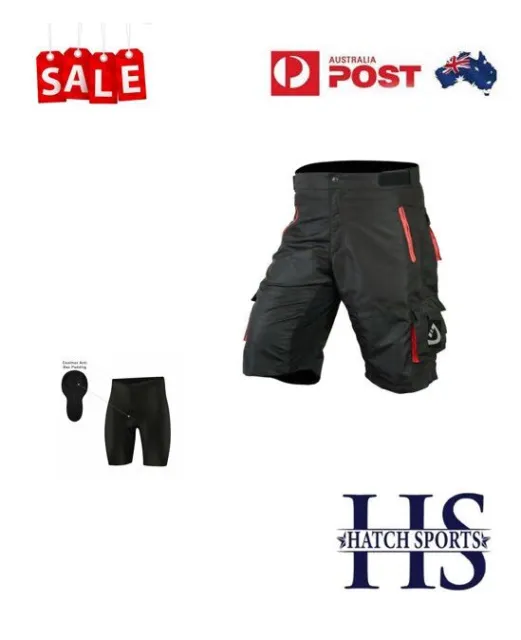 MTB Off Road Cycling Shorts With Padded Inner Baggy Short Mountain Bike shorts