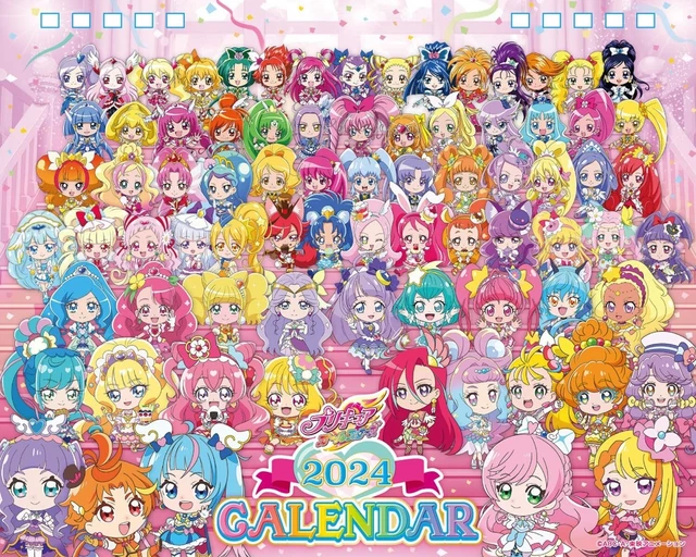 PRECURE ALL STARS Desk Calendar 2024 Toei Animation Japan 30.66 PicClick
