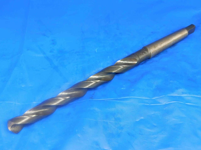 11.5mm HSS TWIST DRILL BIT MORSE TAPER #1 SHANK 4 5/8 LOC 8" OAL MT1 11.5 mm