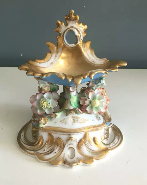 Baguier en porcelaine de Paris DLG de Jacob Petit XIXe