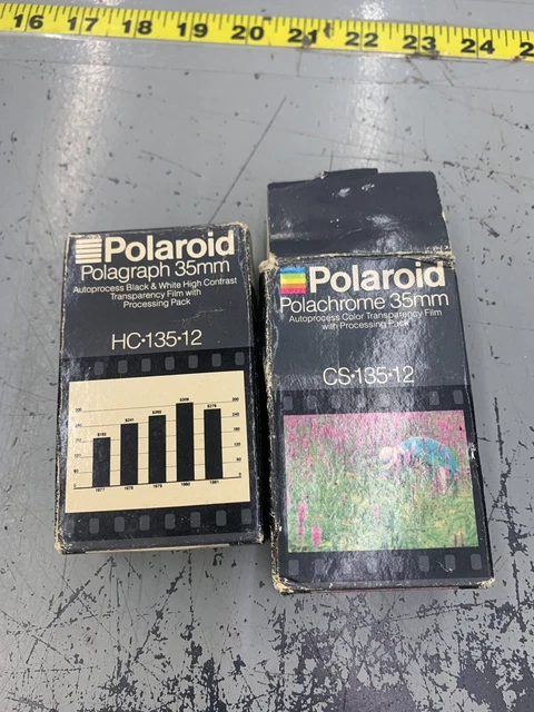 Polaroid 35mm Film Polachrome & Polagraph 12exp Expired Film NOS