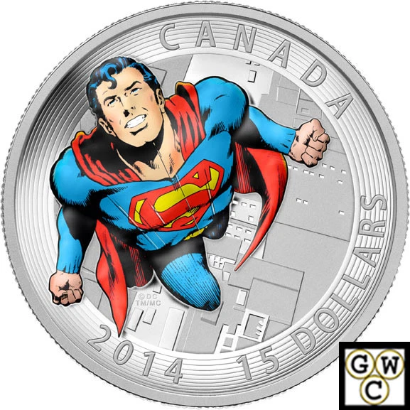 T-shirt Superman Classique Homme - DC Comics Officiel - 100% Coton - Bleu Clair