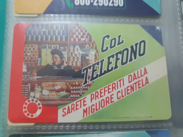 Scheda Telefonica Lavoro Col Telefono Usata Perfetta Magnetizzat C&C F4098 G1978