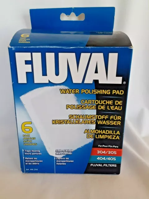 Fluval Quick Clear Polishing Pads 6 Pack 304 305 404 405