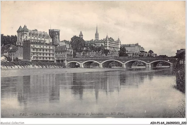 AIHP1-64-0111 - PAU - le château et les hôtels - vue prise de jurançon