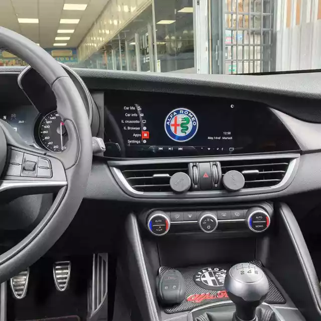 INTERFACCIA APPLE CARPLAY ANDROID AUTO PER AUTORADIO Alfa Romeo Stelvio