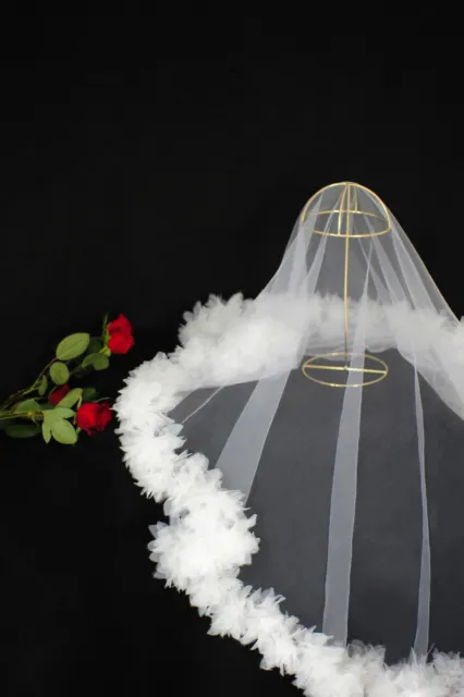 Handcrafted wedding veil