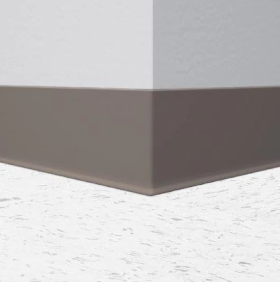 Johnsonite Duracove Rubber Wall Base #29 - Moon Rock, 4"x120', 1/8" Cove w/ Toe