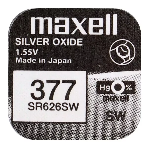 Pile 377 SR66 SR626SW AG4 MAXELL spéciale montre ***LE MEILLEUR PRIX***