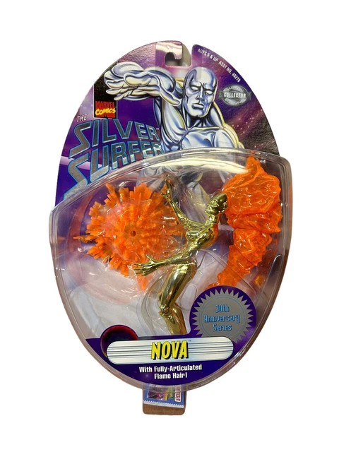 1997 Toy Biz Marvel Silver Surfer Nova NIB NEW IN BOX SEALED