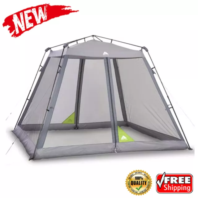 10'x10' Instant Screen House Camping Tent Shelter Pop Up Tent Outdoor Canopies