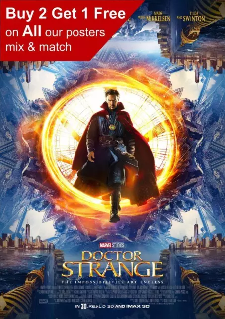 Doctor Strange Movie Poster A5 A4 A3 A2 A1