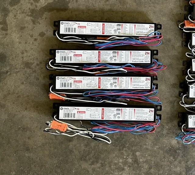 GE ELECTRIC BALLAST GE232MVN, MultiVolt, 120227V, 2N, Product Code