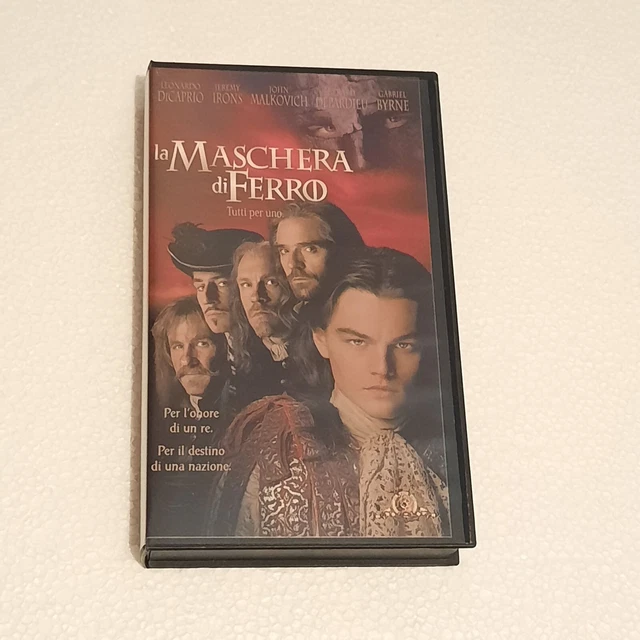 La Maschera Di Ferro Di Randall Wallace Vhs 1997 Mgm Piv 57047 Con Cartolina