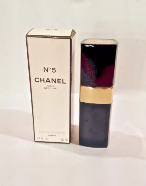 Vintage Chanel No 5 Eau De Toilette 1.7 Oz Spray Full
