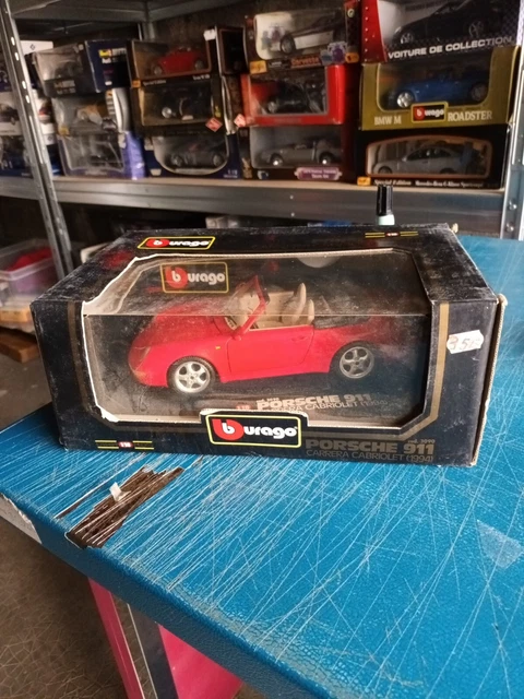 Miniature 1 18 Porsche 911 Carrera Cabriolet En Boite