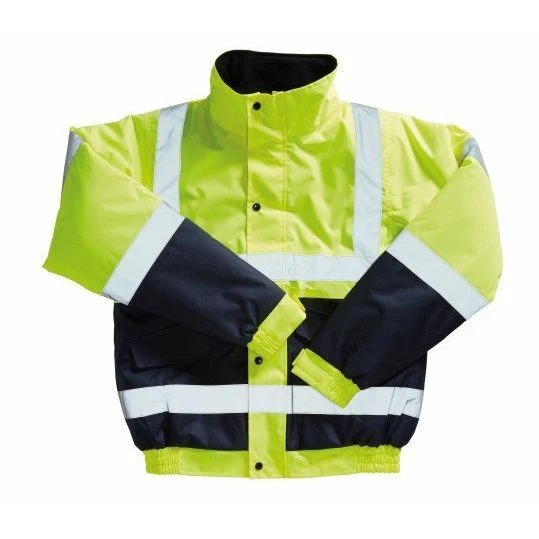 Blackrock Hi-Vis Giacca Bomber Due Toni Giallo/Navy XXLarge