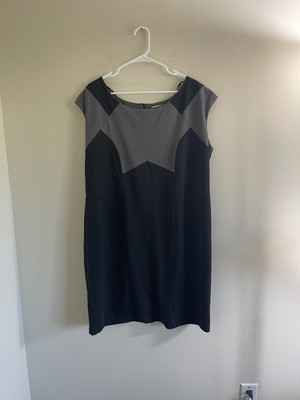 aa studio aa dress womens plus size 18W black