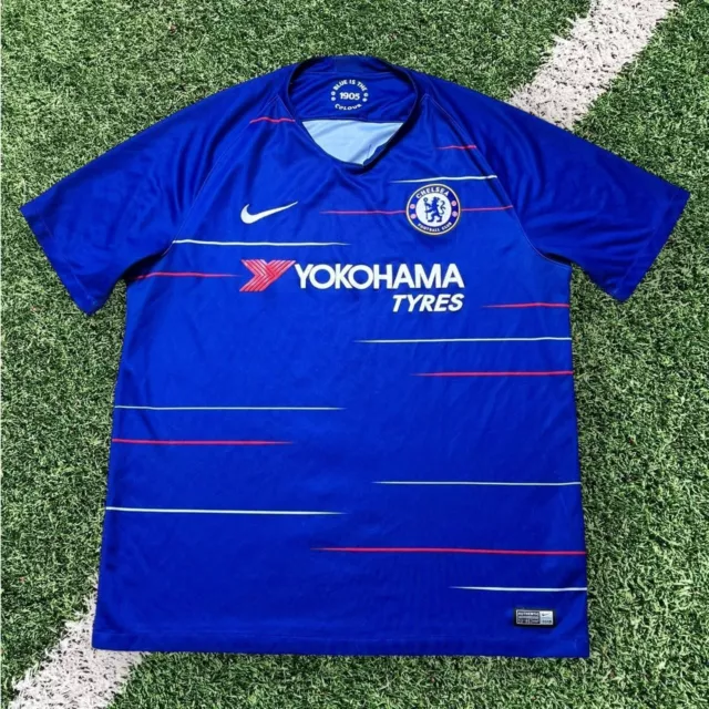 Chelsea Football Shirt Nike Home Kit 2018/19 Men's Large Original