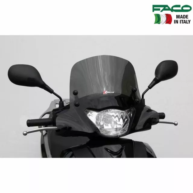 FACO CUPOLINO PARABREZZA BASSO FUME' SCURO PER HONDA SH 125 - 150 ie 2011 2012