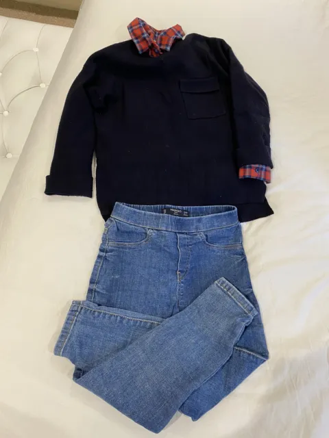 Zara Shirt Jumper Mango Jeans Outfit Bundle 7Years