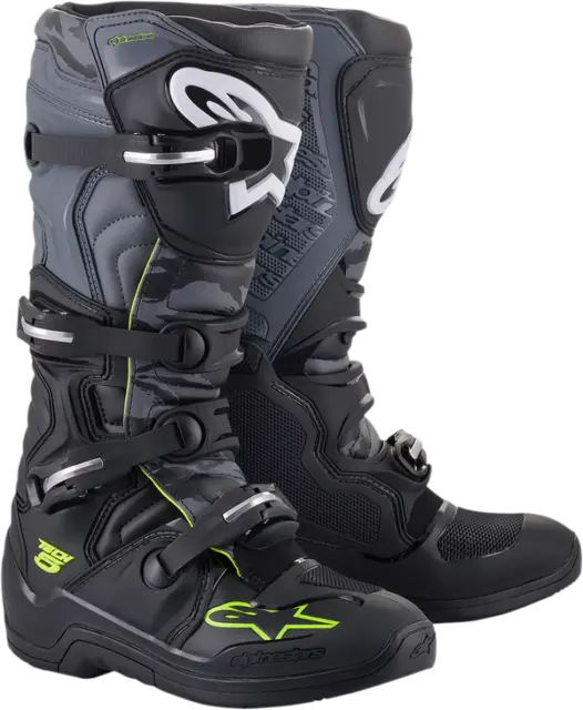 ALPINESTARS STIVALI Tech 5 NERO GRIGIO MOTO Enduro TG 39 40,5 42 43 44,5 45,5...