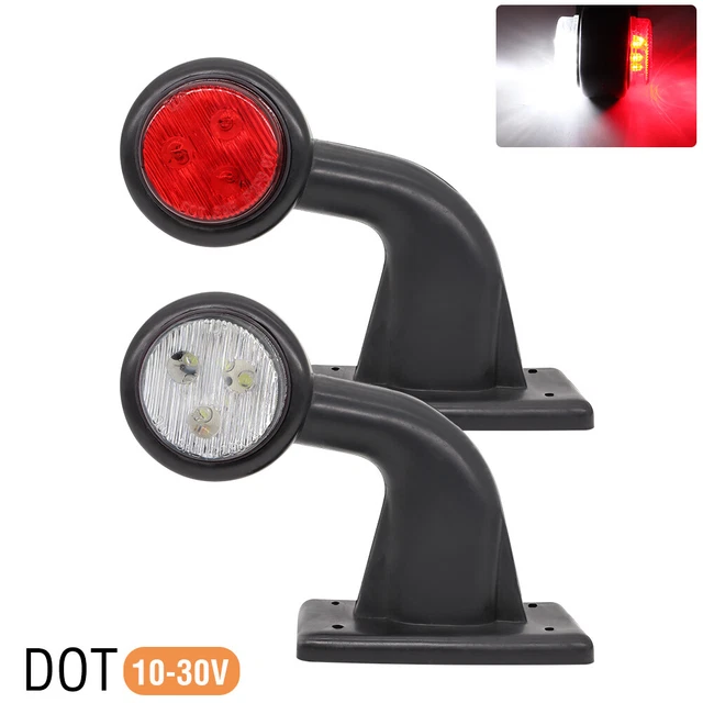 2x LED Seitenleuchten Für Anhänger & LKW – Umrissleuchten 130x32mm, Marke FRISTOM