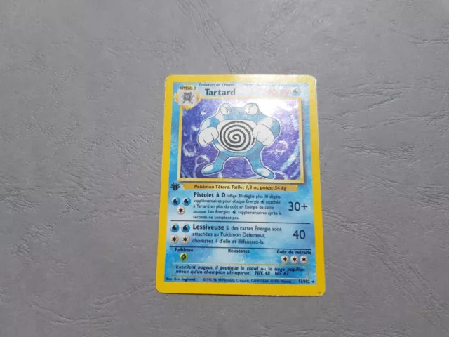Pokemon Card Block Wizards BASE SET 13/102 Tartard 90P Edition 1 HOLO RARE FR