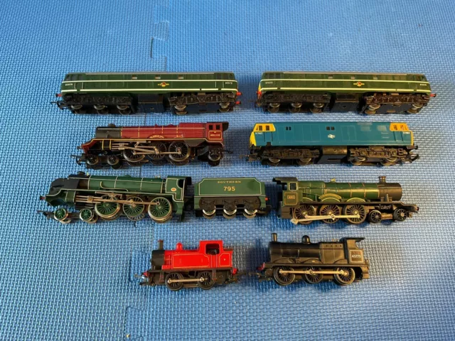 8 X Triang Hornby Locomotives Non Runners  Spares And Repairs