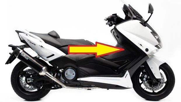 Black Neutral Booster Platform For Yamaha BW'S 50 1988-2003 - Subpedana MBK Paragambe 3 thumbnail image