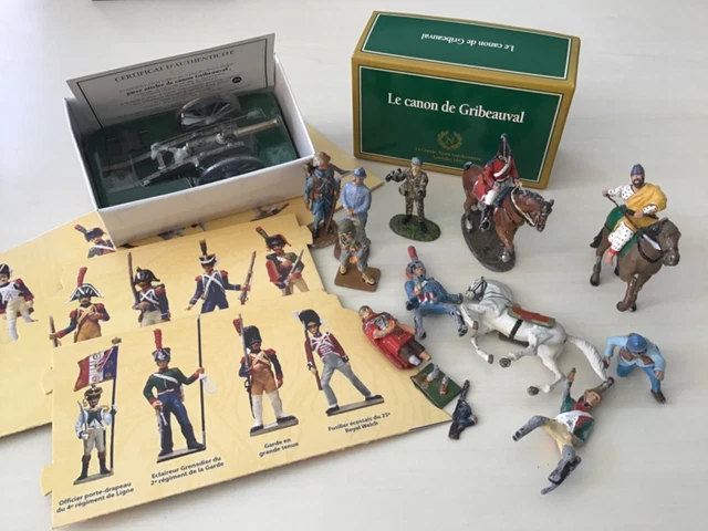 1 lot 4 soldats de plomb DELPRADO - Collection