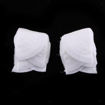 P Prettyia 5 Paia di Spalline Imbottite in Cotone Cotone 01: Dicke 8 mm indeformabili da Cucire o incollare con Chiusura in Velcro 